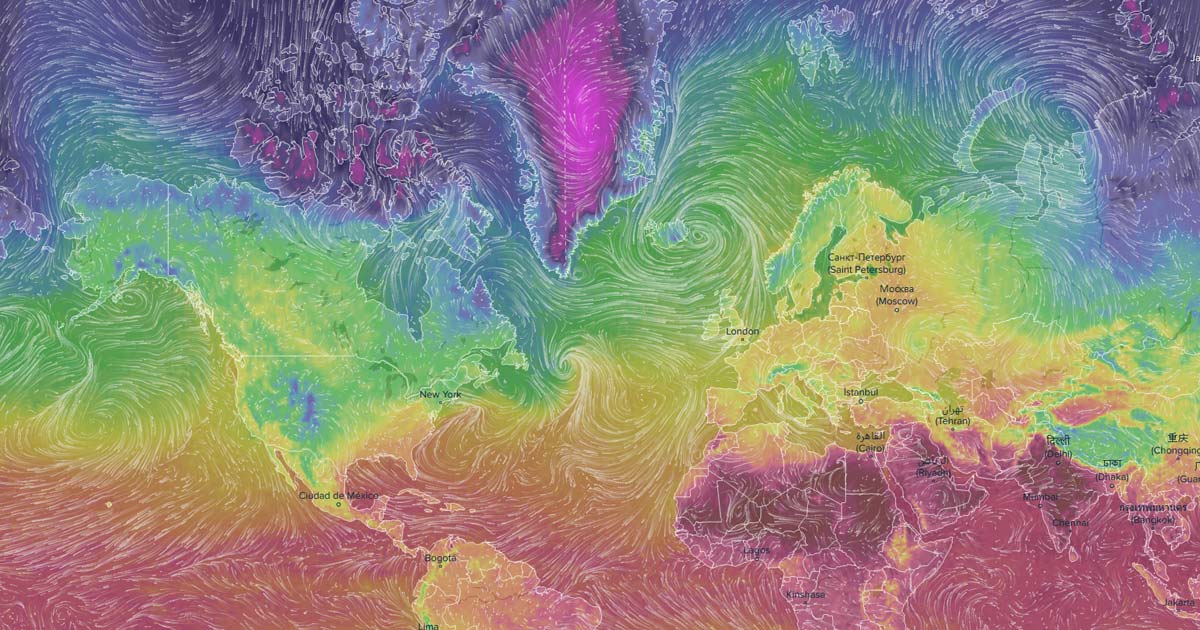 Wind Charts Canada